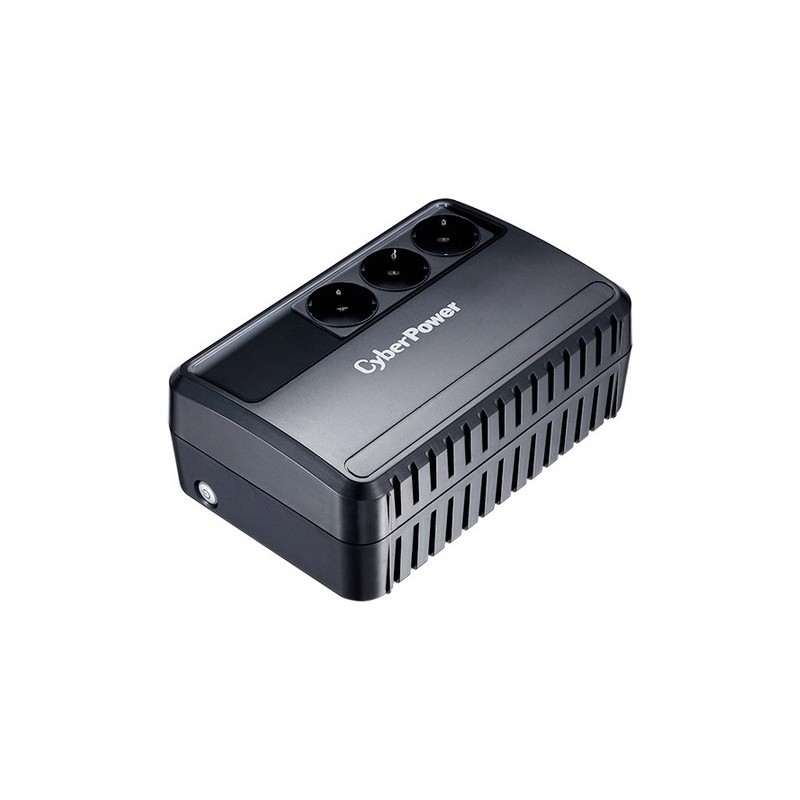 UPS CYBER POWER Line Int.  fara management,   650VA/ 360W, AVR, 3 x socket Schuko, indicatie status cu LED, 1 x baterie 12V/5Ah,