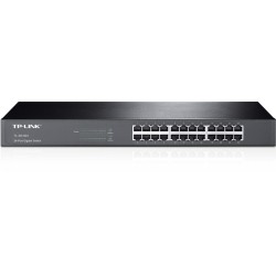 SWITCH TP-LINK 24 porturi Gigabit, carcasa metalica, rackabil TL-SG1024 (timbru verde 2 lei)