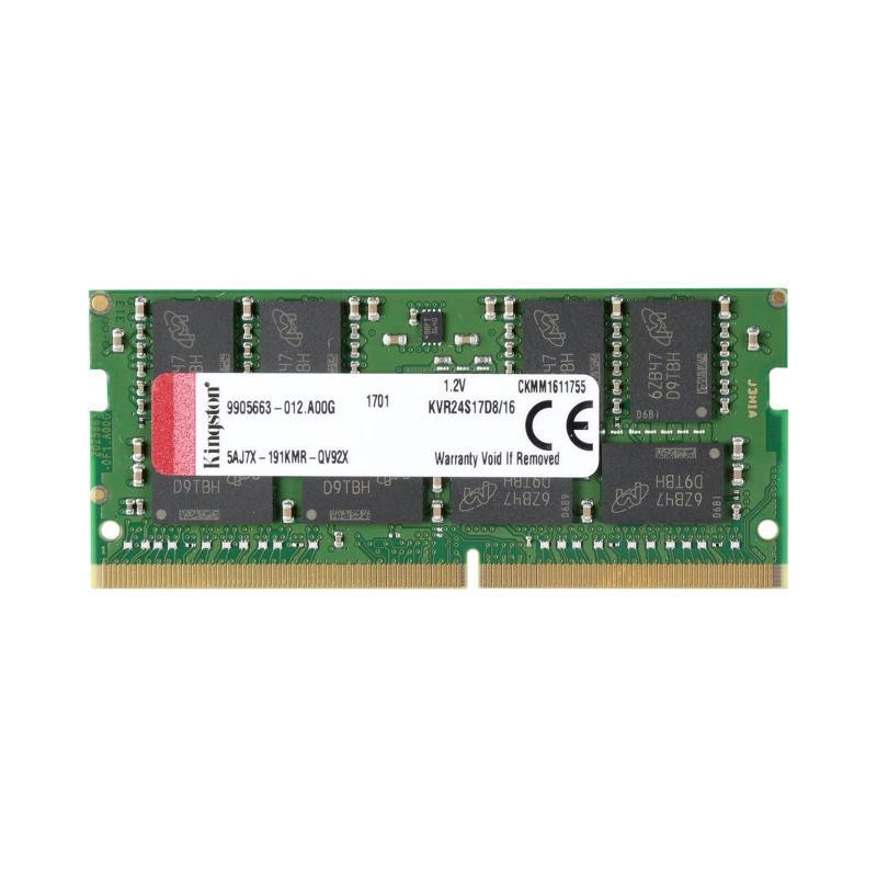 SODIMM Kingston, 16GB DDR4, 2400 MHz, "KVR24S17D8/16"