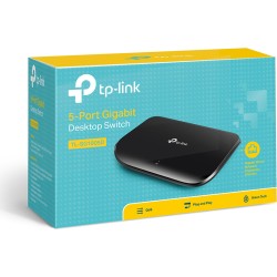 SWITCH TP-LINK  5 porturi Gigabit, carcasa plastic "TL-SG1005D" (timbru verde 2 lei)