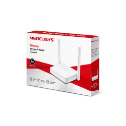 ROUTER MERCUSYS wireless  300Mbps, 2 porturi 10/100Mbps, 2 antene externe "MW301R" (timbru verde 0.8 lei)