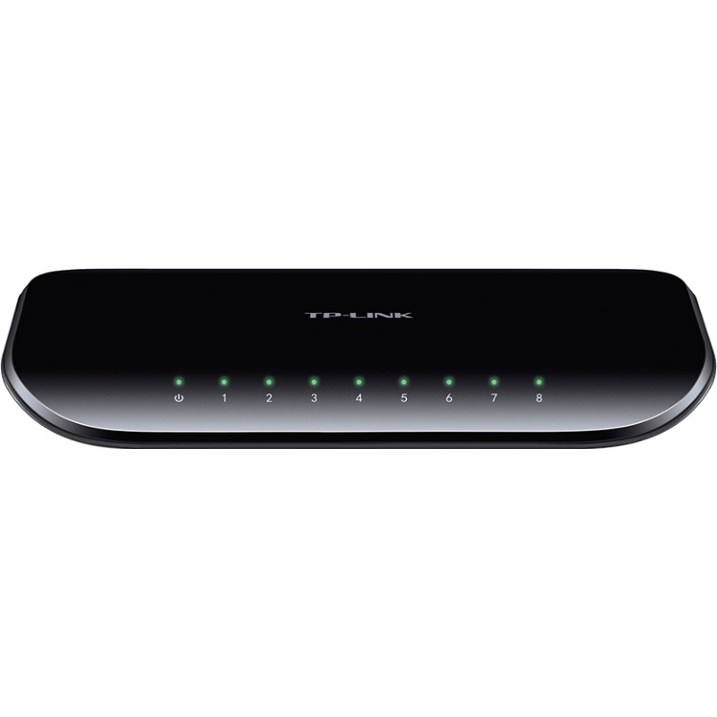 SWITCH TP-LINK  8 porturi Gigabit, carcasa plastic TL-SG1008D (timbru verde 2 lei)