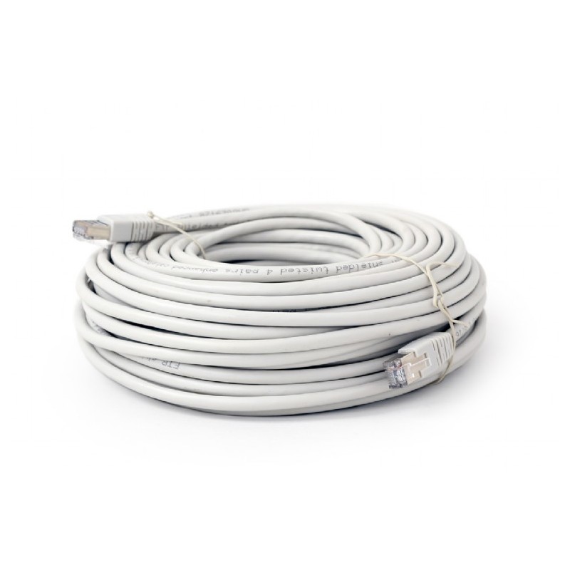 PATCH CORD FTP GEMBIRD Cat6, cupru-aluminiu, 30 m, gri, AWG26, ecranat "PP6-30M" (timbru verde 0.8 lei)
