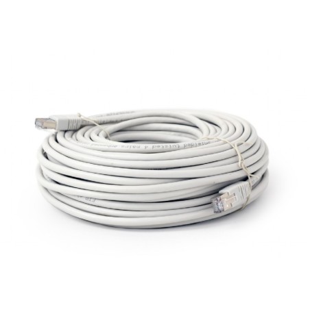PATCH CORD FTP GEMBIRD Cat6, cupru-aluminiu, 30 m, gri, AWG26, ecranat "PP6-30M" (timbru verde 0.8 lei)