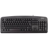 TASTATURA A4TECH, "KB720", cu fir, 104 taste format standard , USB, negru, "KB-720-USB" (timbru verde 0.8 lei)