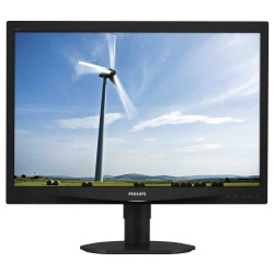 MONITOR PHILIPS 24", home, office, IPS, Full HD (1920 x 1080), Wide, 250 cd/mp, 5 ms, VGA, DVI, DisplayPort, "240S4QYMB/00" (tim