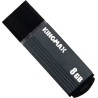 MEMORIE USB 2.0 KINGMAX 8 GB, cu capac, carcasa aluminiu, negru / gri, "KM-MA06-8GB/GY" (timbru verde 0.03 lei)