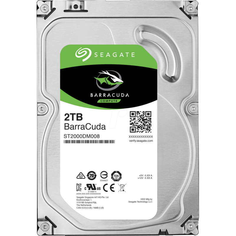 HDD SEAGATE 2 TB, Barracuda, 7.200 rpm, buffer 256 MB, pt. desktop PC, "ST2000DM008"
