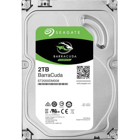 HDD SEAGATE 2 TB, Barracuda, 7.200 rpm, buffer 256 MB, pt. desktop PC, "ST2000DM008"