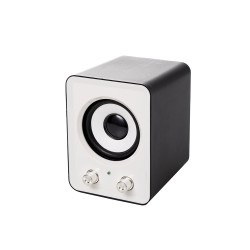 BOXE SPACER 2.1, RMS:  11W (2 x 3W + 5W), control volum, USB power, black &amp; white, "SPB-807" (timbru verde 2.00 lei)