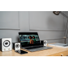 BOXE SPACER 2.1, RMS:  11W (2 x 3W + 5W), control volum, USB power, black &amp; white, "SPB-807" (timbru verde 2.00 lei)