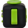 CUB ANTISTRES SPACER, FIDGET, black cu butoane green, "SP-CUBE-FGET"