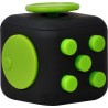 CUB ANTISTRES SPACER, FIDGET, black cu butoane green, "SP-CUBE-FGET"