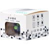 CUB ANTISTRES SPACER, FIDGET, black cu butoane green, "SP-CUBE-FGET"