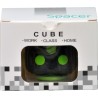 CUB ANTISTRES SPACER, FIDGET, black cu butoane green, "SP-CUBE-FGET"