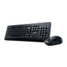 KIT wired GENIUS USB, tastatura 104 taste (concave) + mouse optic 1000dpi, 3 butoane, black, "KM-160" "31330001413"  (timbru ver