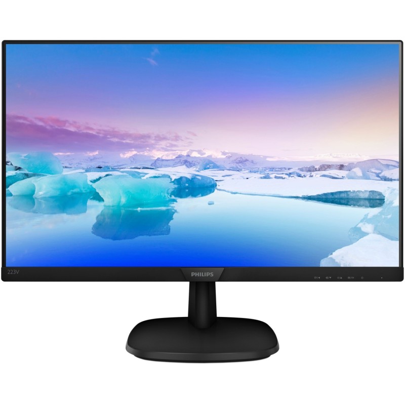 MONITOR PHILIPS 21.5", home, office, IPS, Full HD (1920 x 1080), Wide, 250 cd/mp, 5 ms, VGA, DVI, HDMI, "223V7QDSB/00" (timbru v
