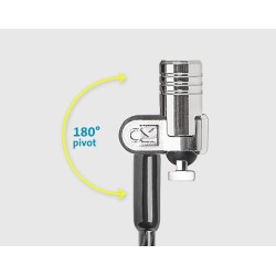 CABLU securitate KENSINGTON pt. notebook slot standard, cheie standard,conectare directa,1.5m, cablu otel ultra-carbon,permite p