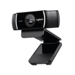 CAMERA  web LOGITECH Webcam C922, Full HD rez 1920 x 1080, USB 2.0, microfon, negru, "960-001088" (timbru verde 0.18 lei)