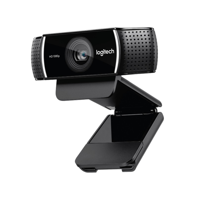 CAMERA  web LOGITECH Webcam C922, Full HD rez 1920 x 1080, USB 2.0, microfon, negru, "960-001088" (timbru verde 0.18 lei)