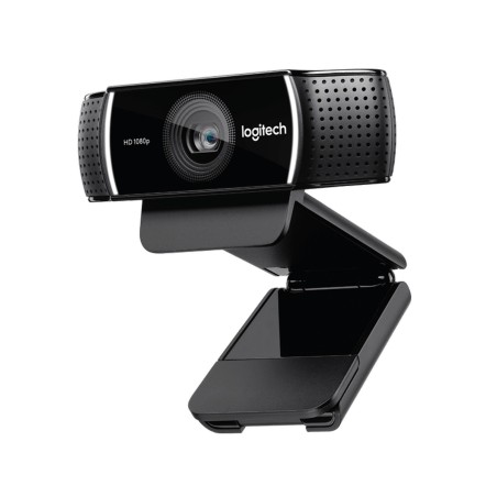 CAMERA  web LOGITECH Webcam C922, Full HD rez 1920 x 1080, USB 2.0, microfon, negru, "960-001088" (timbru verde 0.18 lei)