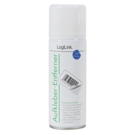 SPRAY SOLVENT LOGILINK, 200ml, expunere scurta, pt. autocolante / plastic / adezivi / vopsea, "RP0016"