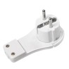 ADAPTOR in unghi drept LOGILINK, conectare prin Schuko (T), 16 A, fara protectie, alb, "LPS228" (timbru verde 0.18 lei)
