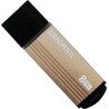 MEMORIE USB 2.0 KINGMAX 8 GB, cu capac, carcasa aluminiu, negru / auriu, "KM-MA06-8GB/Y" (timbru verde 0.03 lei)
