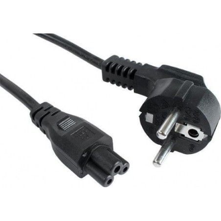 CABLU alimentare GEMBIRD notebook 1.8m, intrare Shucko, iesire C5, 10A, certificare VDE, bulk, black, "PC-186-ML12" (timbru verd