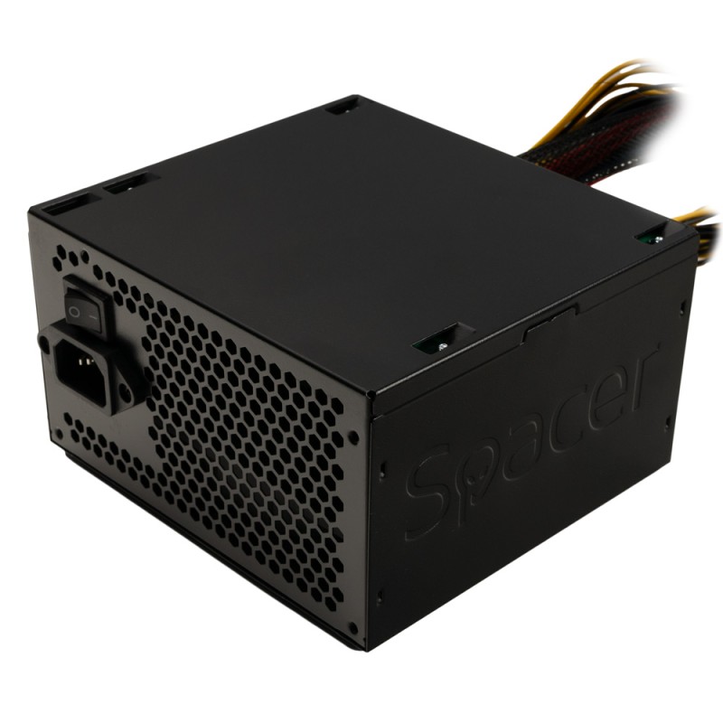 SURSA SPACER 550, 350W for 550 Desktop PC, PFC pasiv, fan 120mm, MB (20+4) x1, CPU (4+4) x1, PCI-E (6) x1, SATA x4, Molex x2, *r