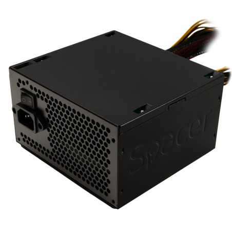 SURSA SPACER 550, 350W for 550 Desktop PC, PFC pasiv, fan 120mm, MB (20+4) x1, CPU (4+4) x1, PCI-E (6) x1, SATA x4, Molex x2, *r