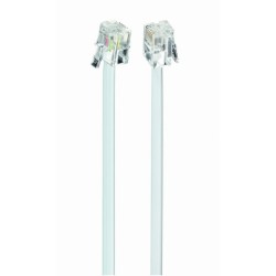 CABLU TELEFONIC GEMBIRD 6P4C,  3m, "TC6P4C-3M" (timbru verde 0.08 lei)