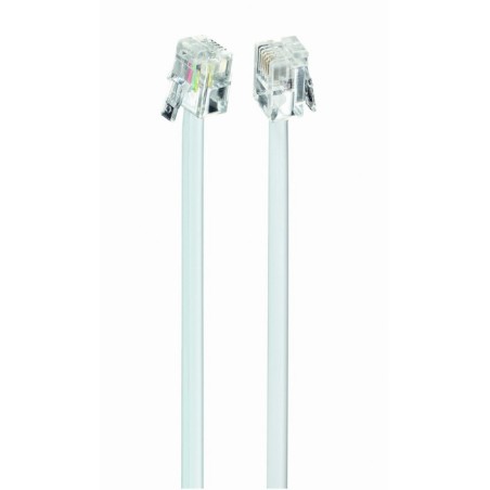 CABLU TELEFONIC GEMBIRD 6P4C,  3m, "TC6P4C-3M" (timbru verde 0.08 lei)
