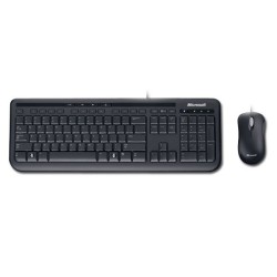 Kit TASTATURA si Mouse Microsoft, "Desktop 600", cu fir, 108 taste format standard, mouse 800dpi, 3/1 butoane, negru, "APB-00013