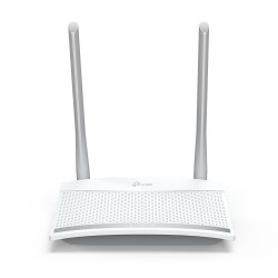 ROUTER TP-LINK wireless  300Mbps, 2 porturi 10/100Mbps, 2 antene externe, 2T2R "TL-WR820N" (timbru verde 0.8 lei)