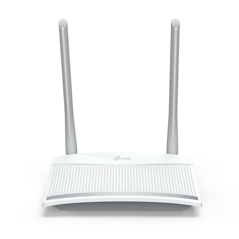 ROUTER TP-LINK wireless  300Mbps, 2 porturi 10/100Mbps, 2 antene externe, 2T2R "TL-WR820N" (timbru verde 0.8 lei)