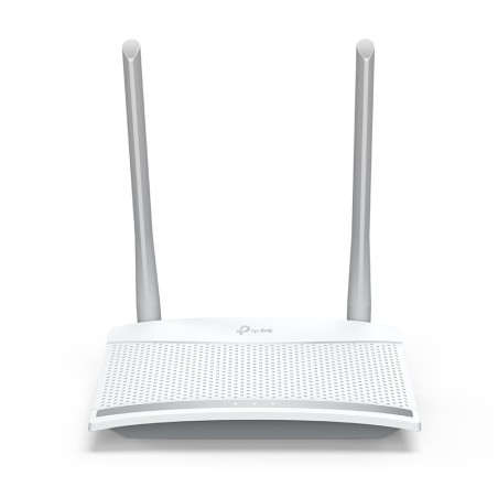 ROUTER TP-LINK wireless  300Mbps, 2 porturi 10/100Mbps, 2 antene externe, 2T2R "TL-WR820N" (timbru verde 0.8 lei)
