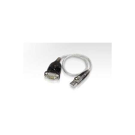 ADAPTOR USB ATEN, USB 2.0 (T) la Serial RS232 (9-pin)(T), 0.35 m, argintiu,"UC232A-AT" (timbru verde 0.08 lei)