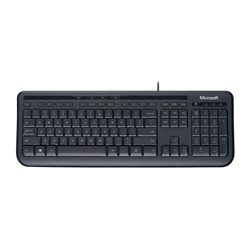 TASTATURI MICROSOFT, cu fir, 109 taste format standard (104-108 taste), USB, negru, "ANB-00019"  (timbru verde 0.8 lei)