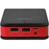 POWER BANK ADATA 20.100 mAh, USB 2.0 x 2, incarcare prin micro-USB, 5 V, 2.1 A, negru-rosu, "AP20100-5V-CBKRD" (timbru verde 0.9