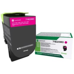 Toner Original Lexmark Magenta, 71B20M0, pentru CX317|CS317|CX417|CS417, 2.5K, (timbru verde 1.2 lei) , "71B20M0"