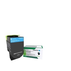 Toner Original Lexmark Cyan, 71B20C0, pentru CX317|CS317|CX417|CS417, 2.5K, (timbru verde 1.2 lei) , "71B20C0"
