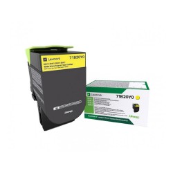Toner Original Lexmark Yellow, 71B20Y0, pentru CX317|CS317|CX417|CS417, 2.5K, (timbru verde 1.2 lei) , "71B20Y0"