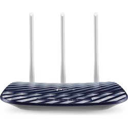 ROUTER TP-LINK wireless  750Mbps, 4 porturi 10/100Mbps, 2 antene externe, Dual Band AC750, "Archer C20" 45504898 (include timbru