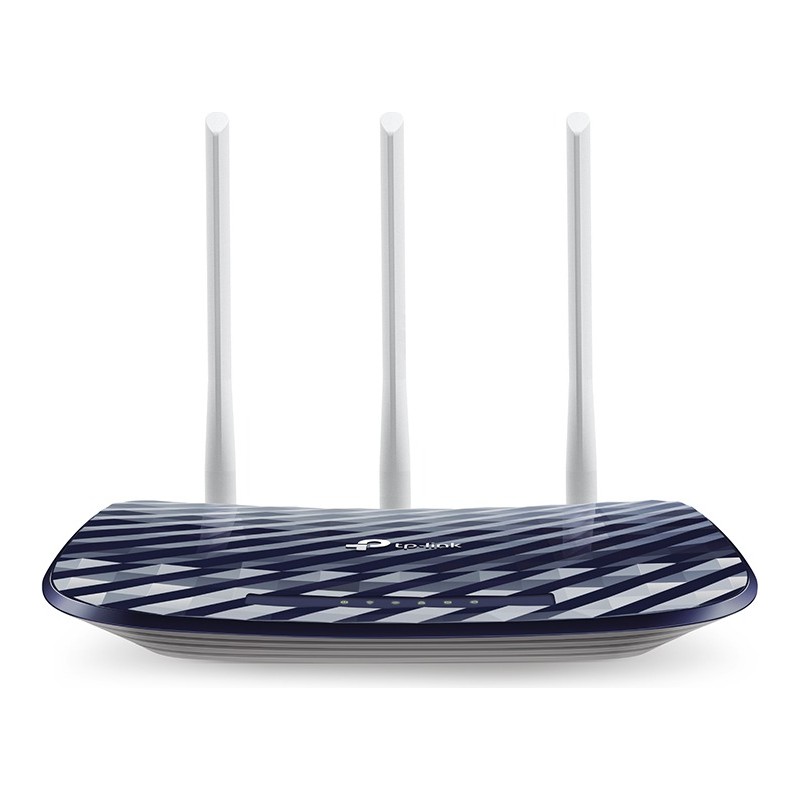 ROUTER TP-LINK wireless  750Mbps, 4 porturi 10/100Mbps, 2 antene externe, Dual Band AC750, "Archer C20" 45504898 (include timbru
