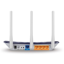 ROUTER TP-LINK wireless  750Mbps, 4 porturi 10/100Mbps, 2 antene externe, Dual Band AC750, "Archer C20" 45504898 (include timbru